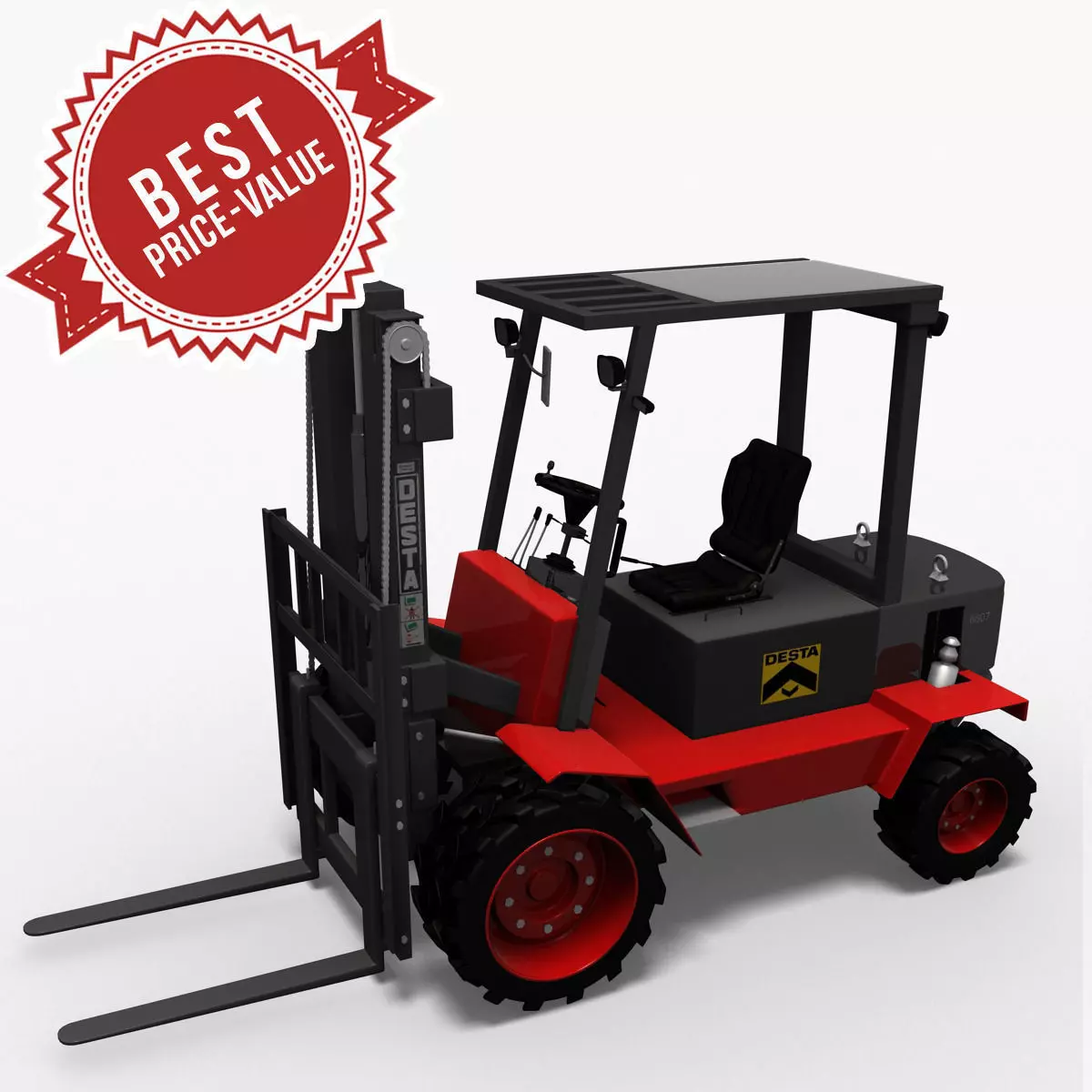Hight Lift Truck Desta 3D model_0