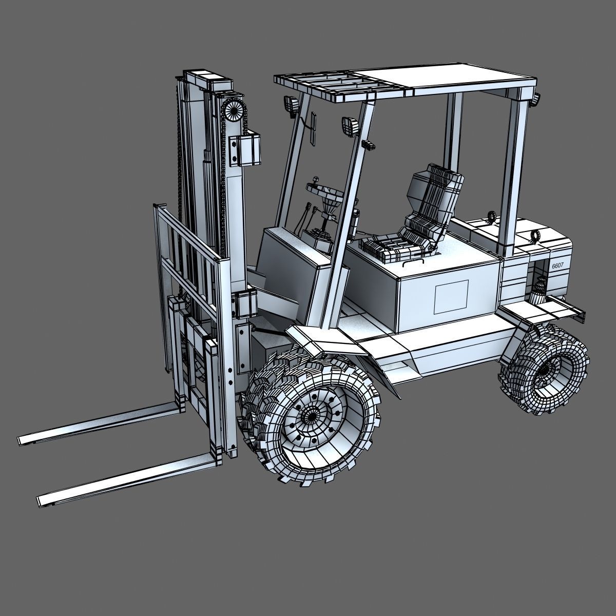 Hight Lift Truck Desta 3D model_12