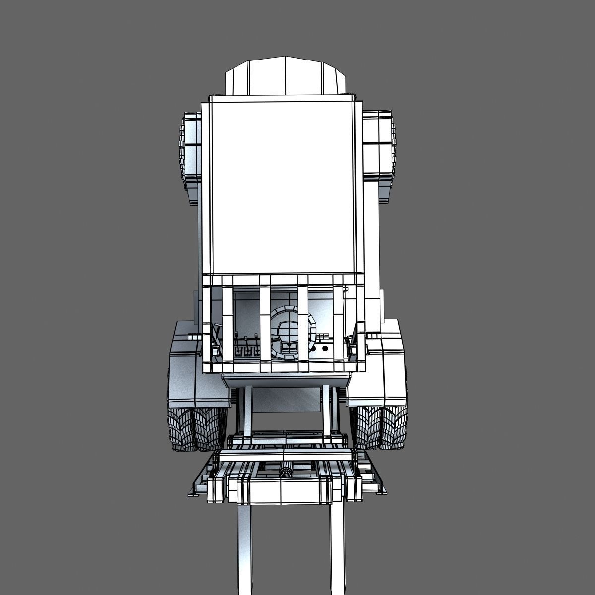 Hight Lift Truck Desta 3D model_13