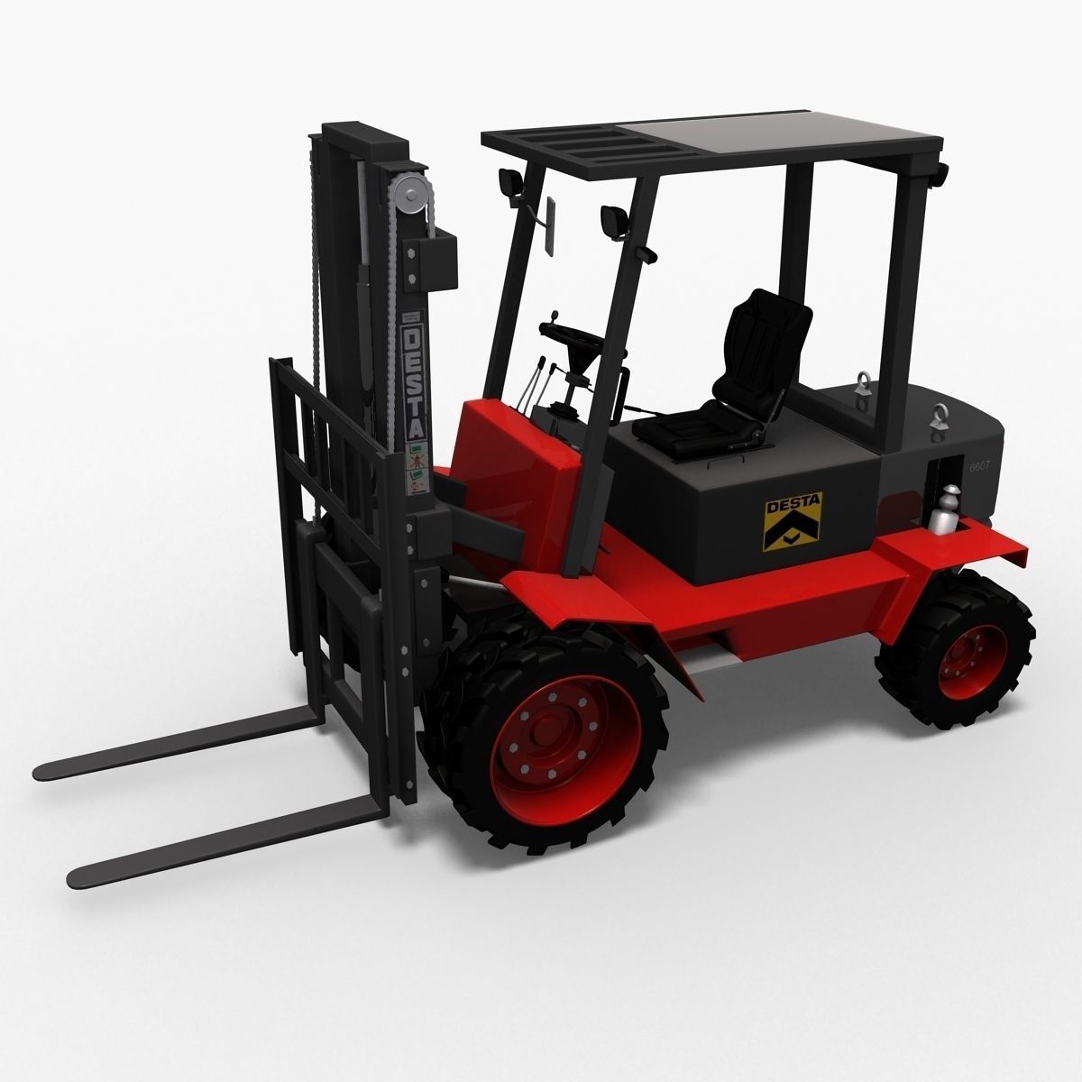 Hight Lift Truck Desta 3D model_4