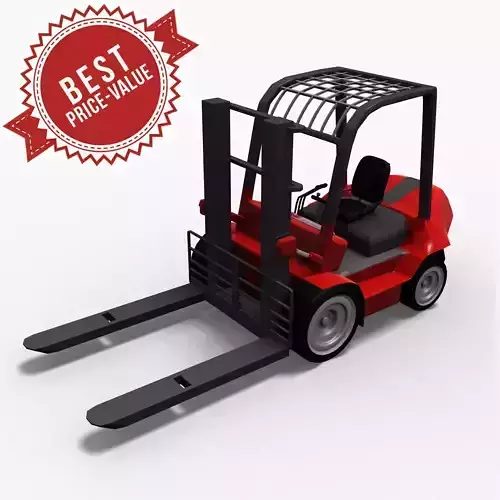 Hight Lift Truck LowPoly 3D model