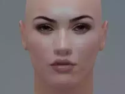Megan Fox 1 3D model