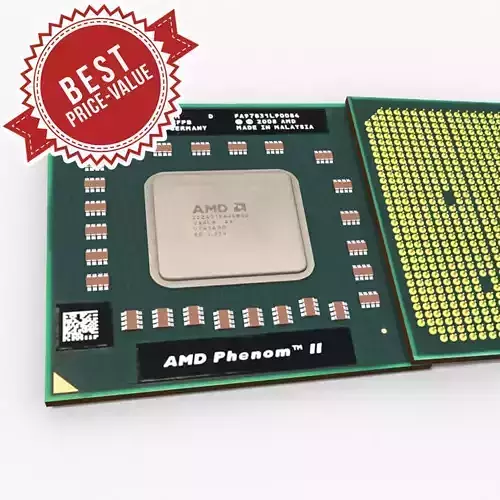 AMD Phenom II 3D model