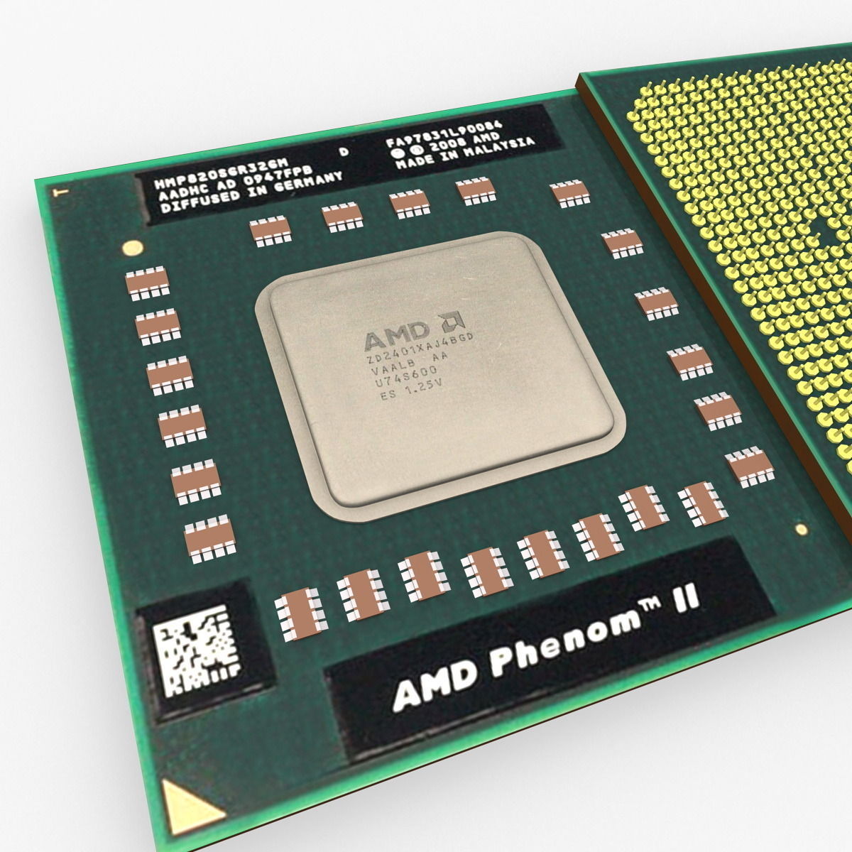 AMD Phenom II 3D model_3