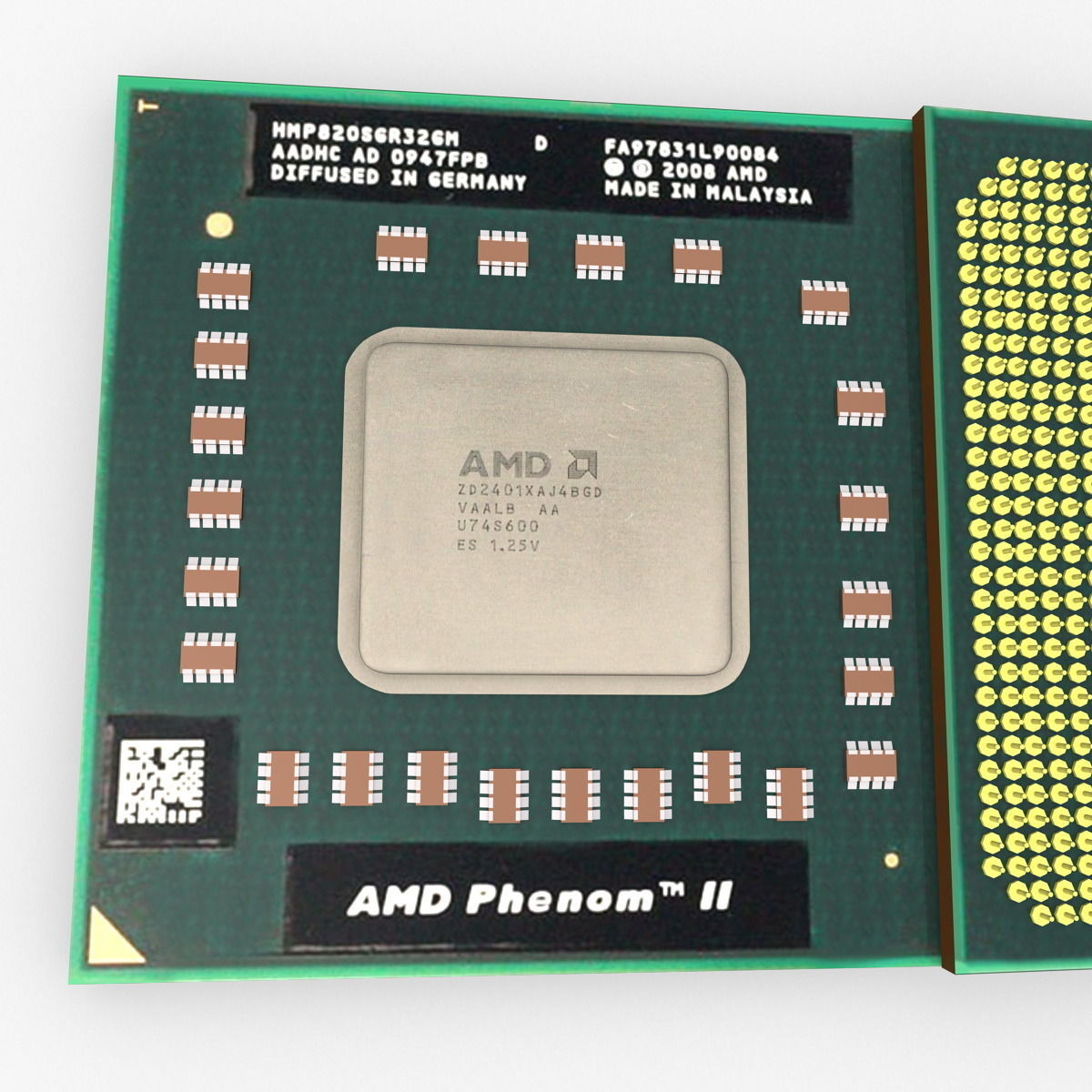 AMD Phenom II 3D model_6