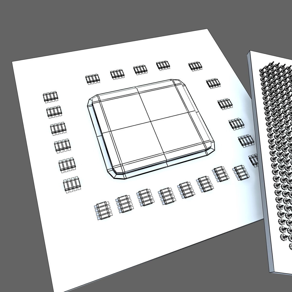 AMD Phenom II 3D model_12
