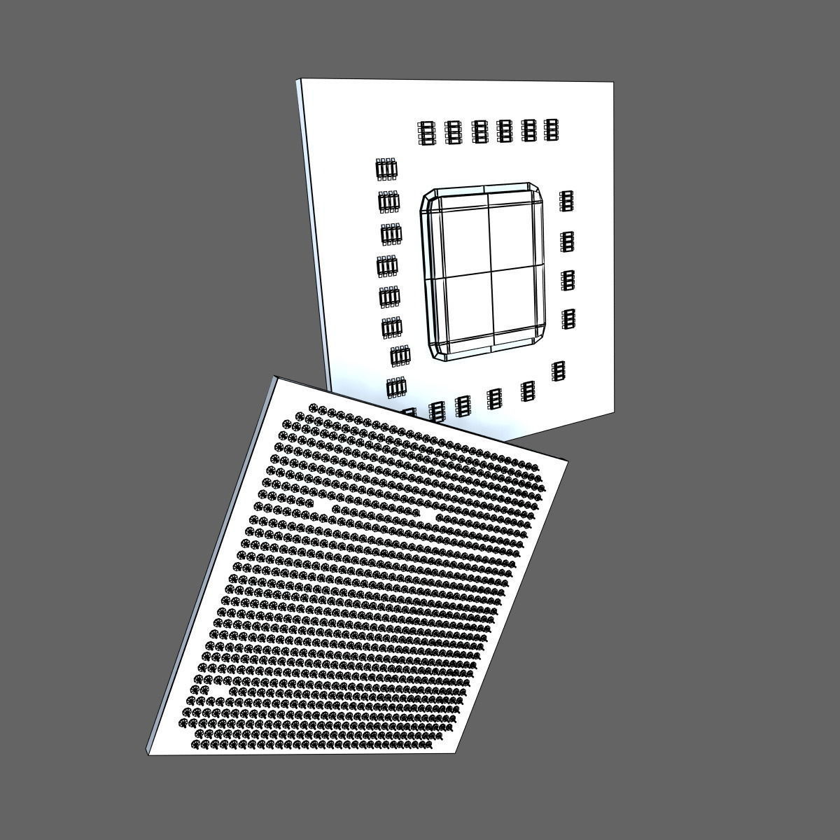 AMD Phenom II 3D model_11