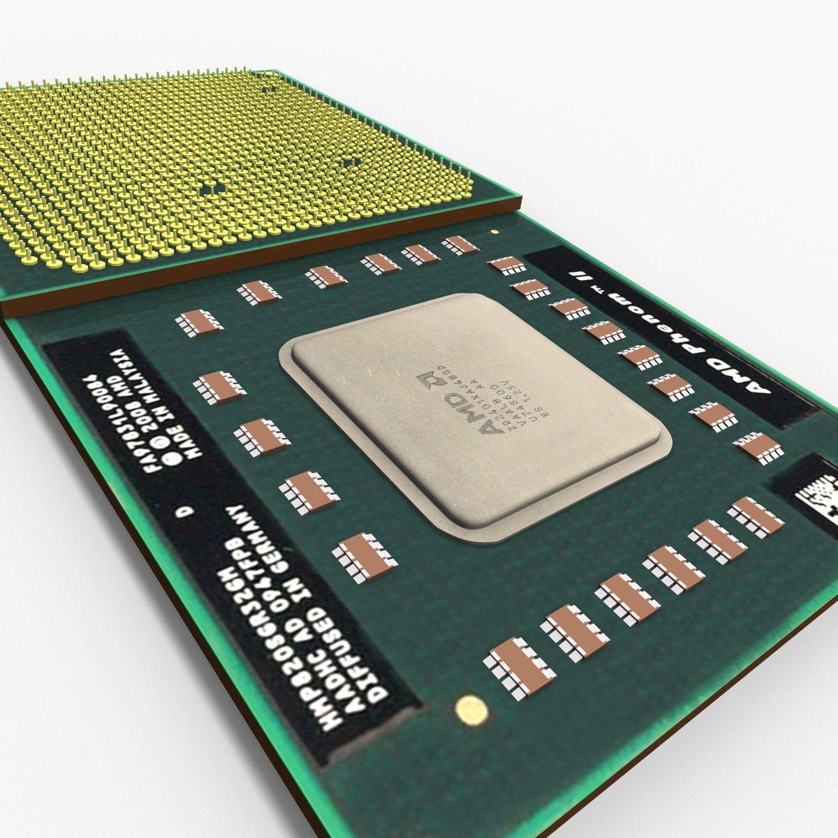 AMD Phenom II 3D model_4