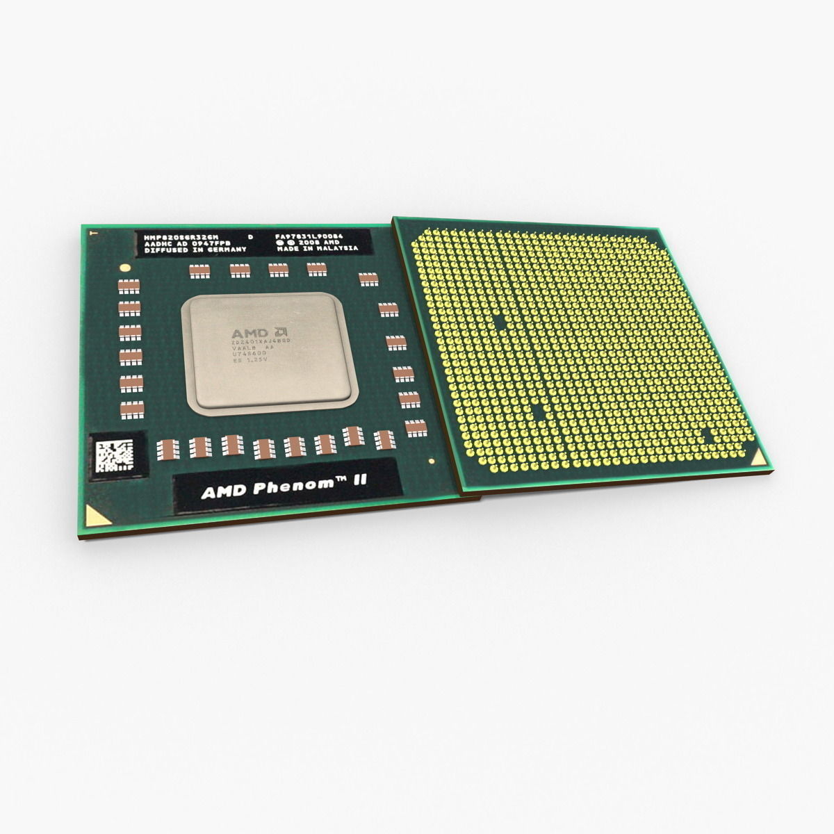 AMD Phenom II 3D model_2