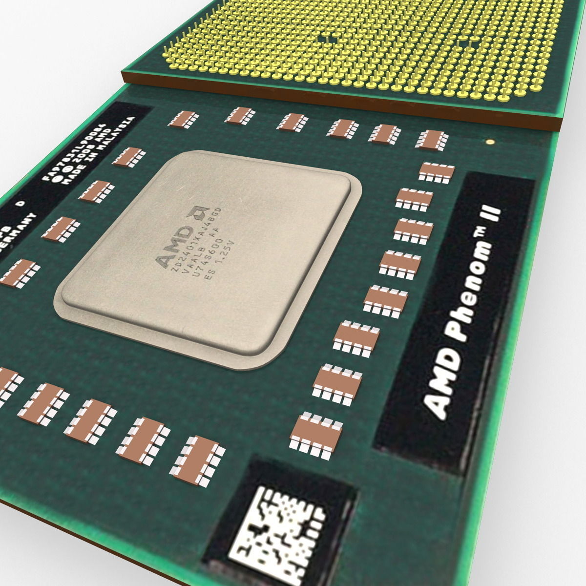 AMD Phenom II 3D model_10