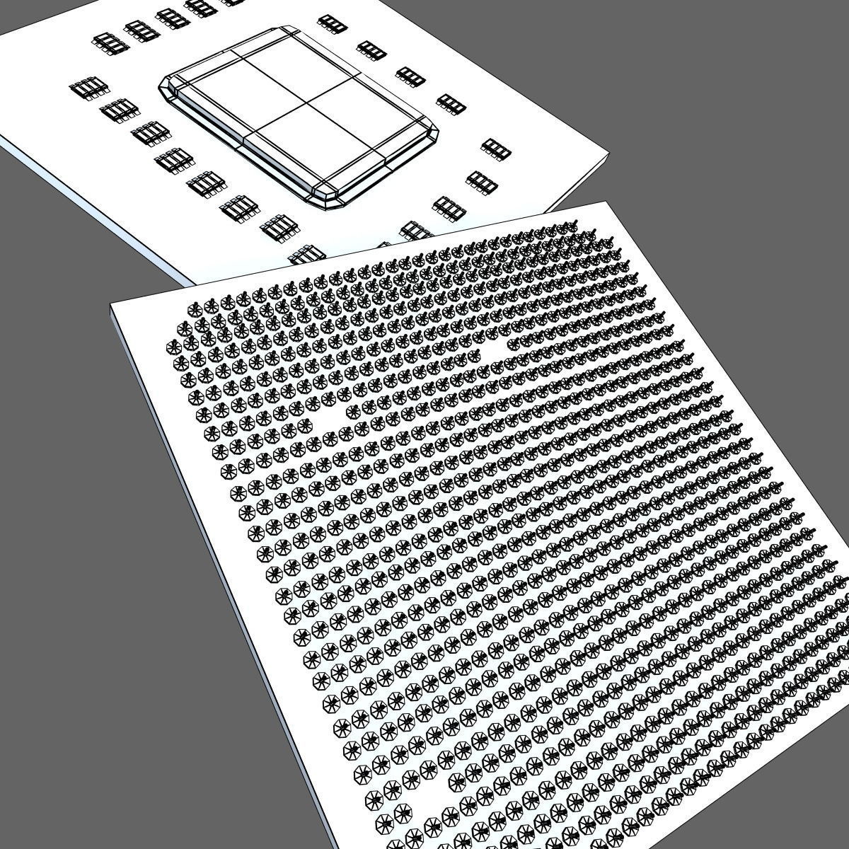 AMD Phenom II 3D model_14