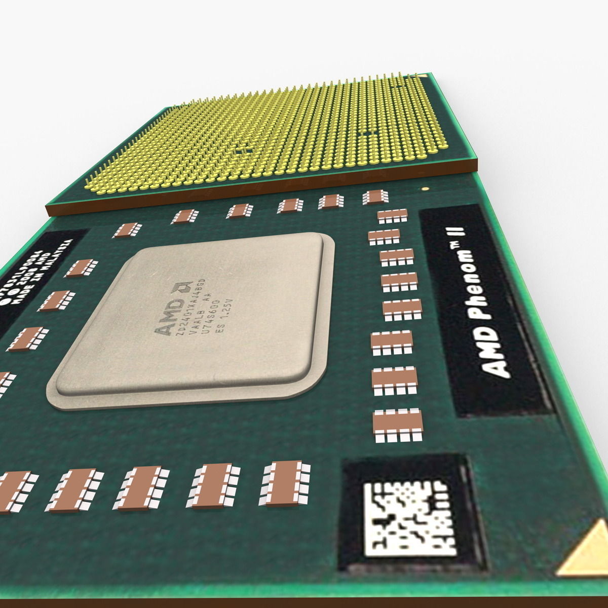 AMD Phenom II 3D model_8