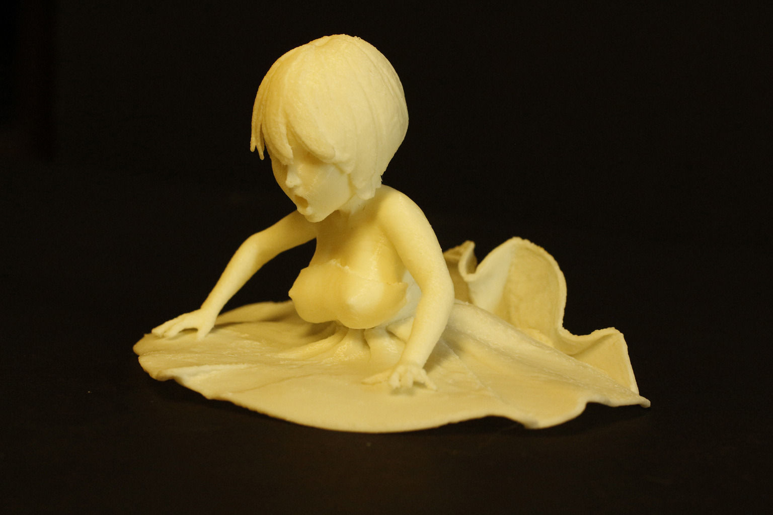 Skirt Blow-Up Anime Miniature 3D print model_3