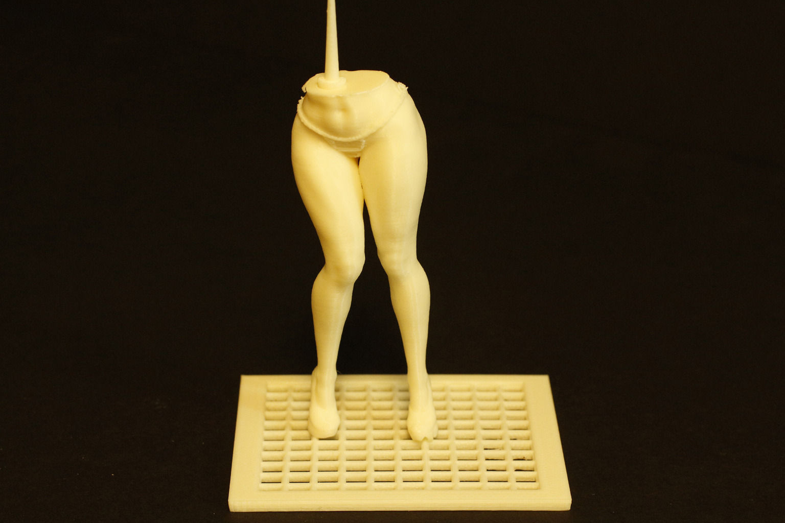 Skirt Blow-Up Anime Miniature 3D print model_6
