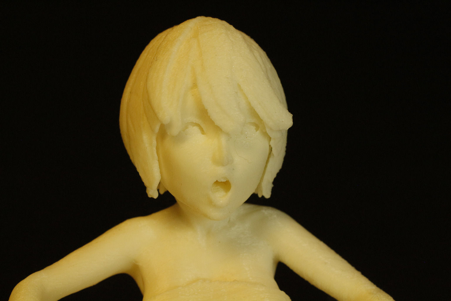 Skirt Blow-Up Anime Miniature 3D print model_4