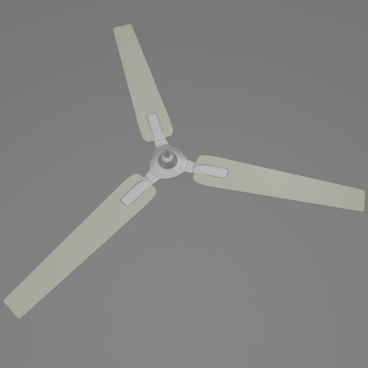Ceiling Fan Low-poly 3D model_4