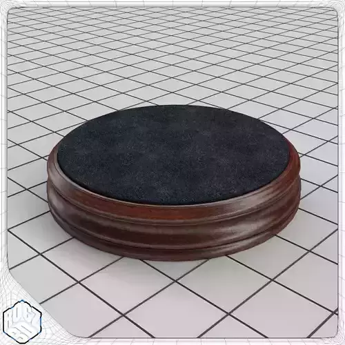 Living Space Carpet Display Stand Turntable Free 3D model