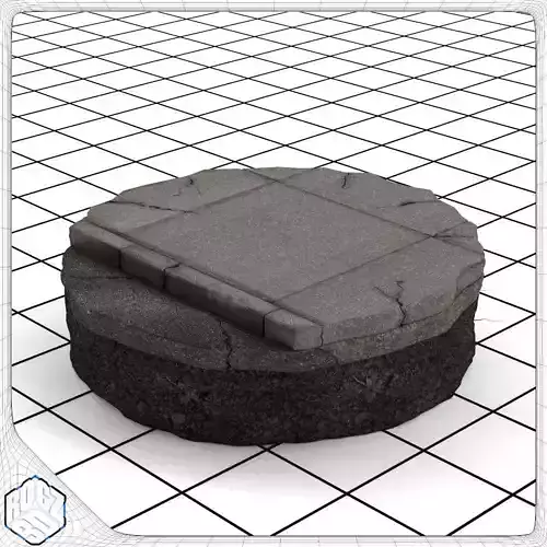 Sidewalk Display Stand Turntable