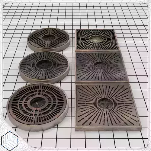 Tree Planter Grate Set