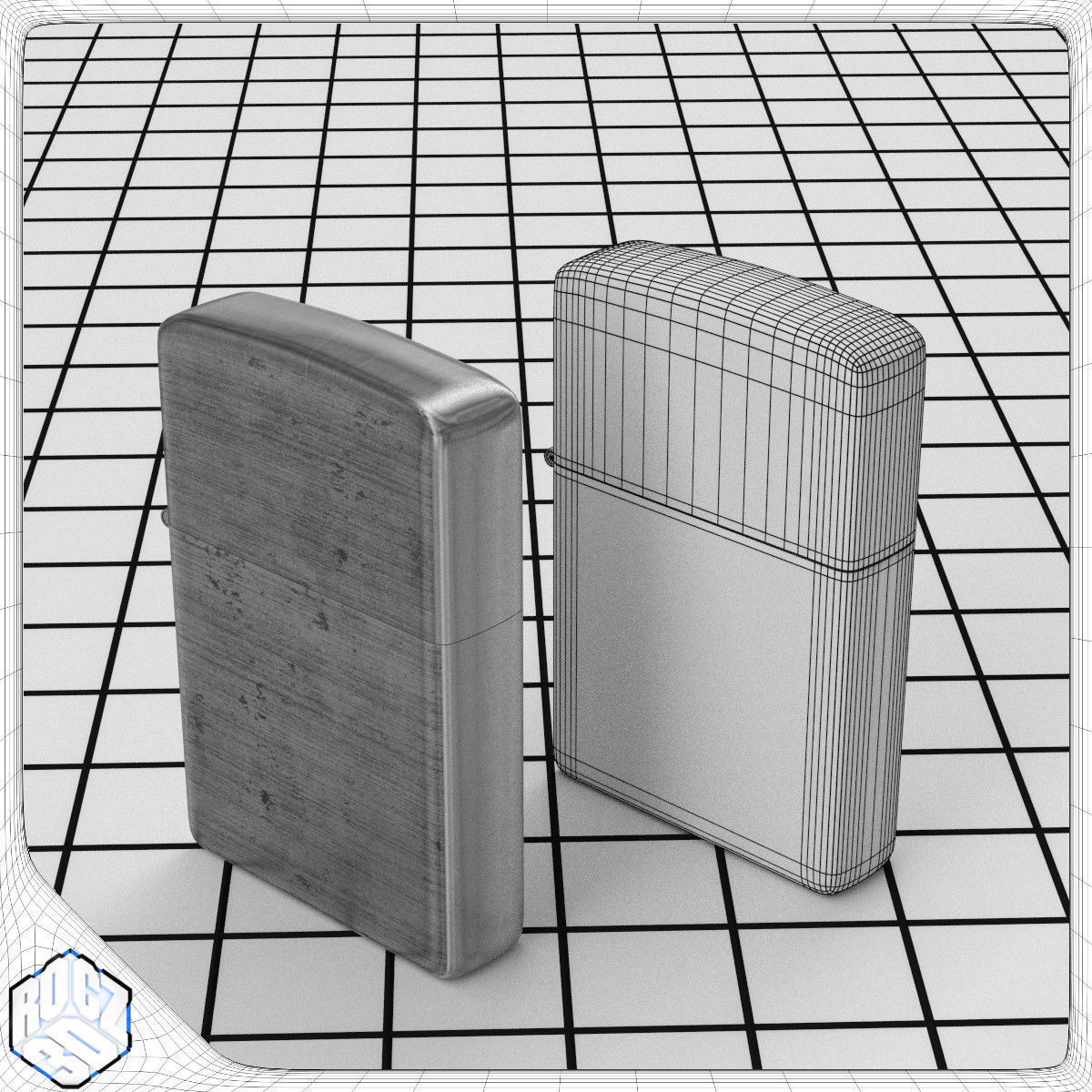 Windproof Lighter 3D model_2