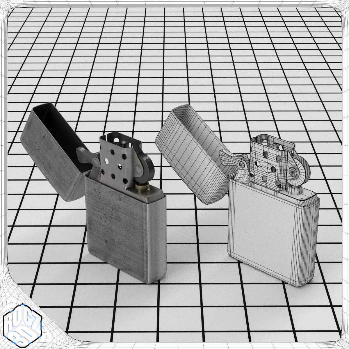 Windproof Lighter 3D model_0