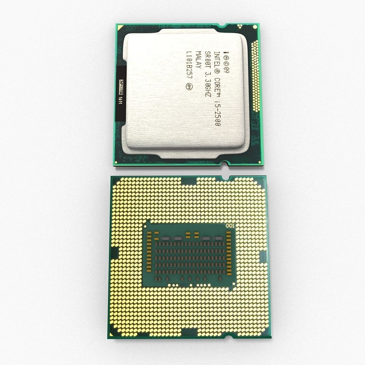 Intel i5 3D model_11
