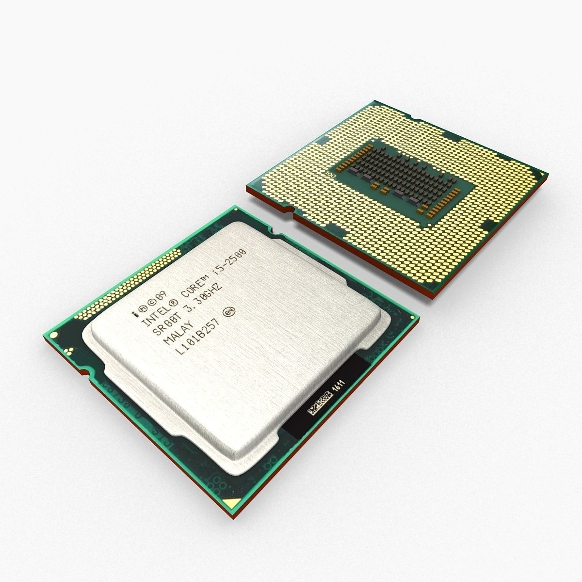 Intel i5 3D model_2