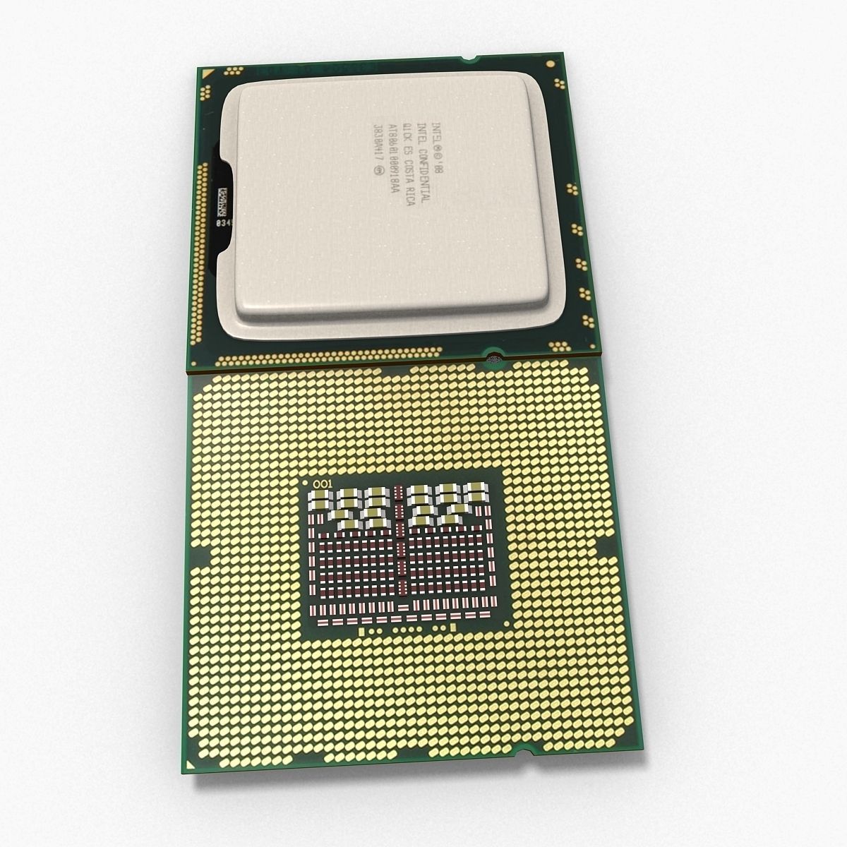 Intel i7 3D model_9