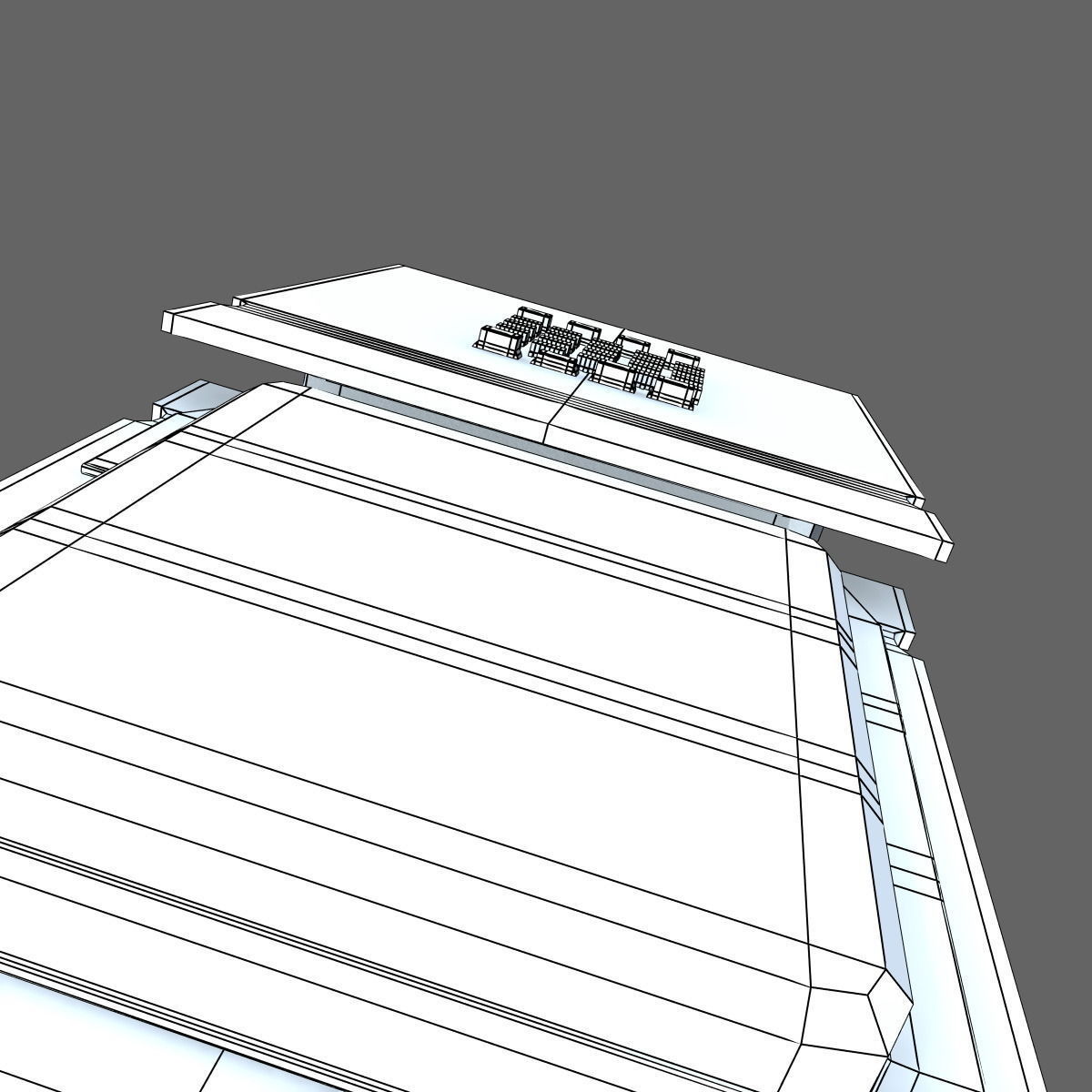 Intel Pentium D 3D model_2