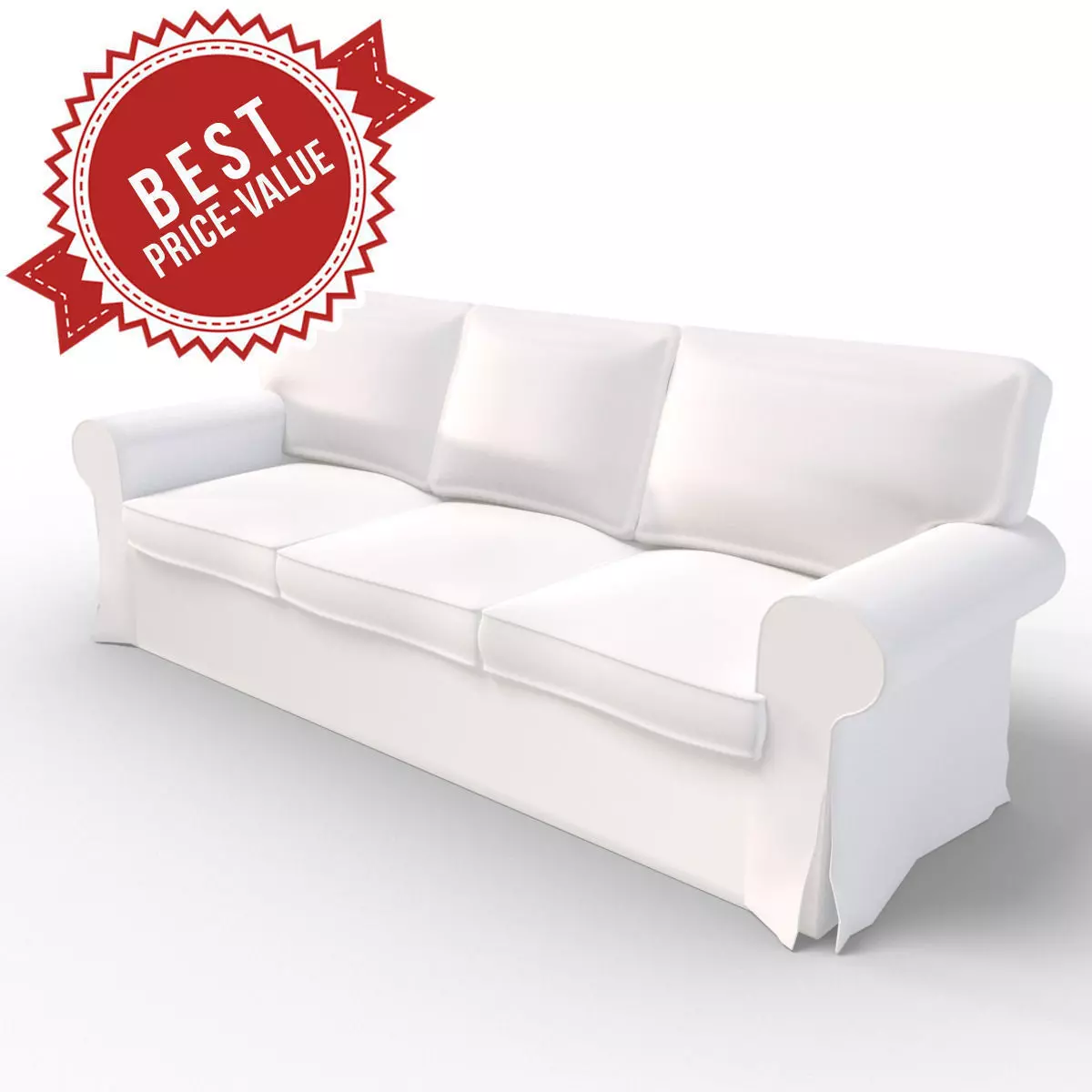 Sofa Chair 3 sides 3D model_0