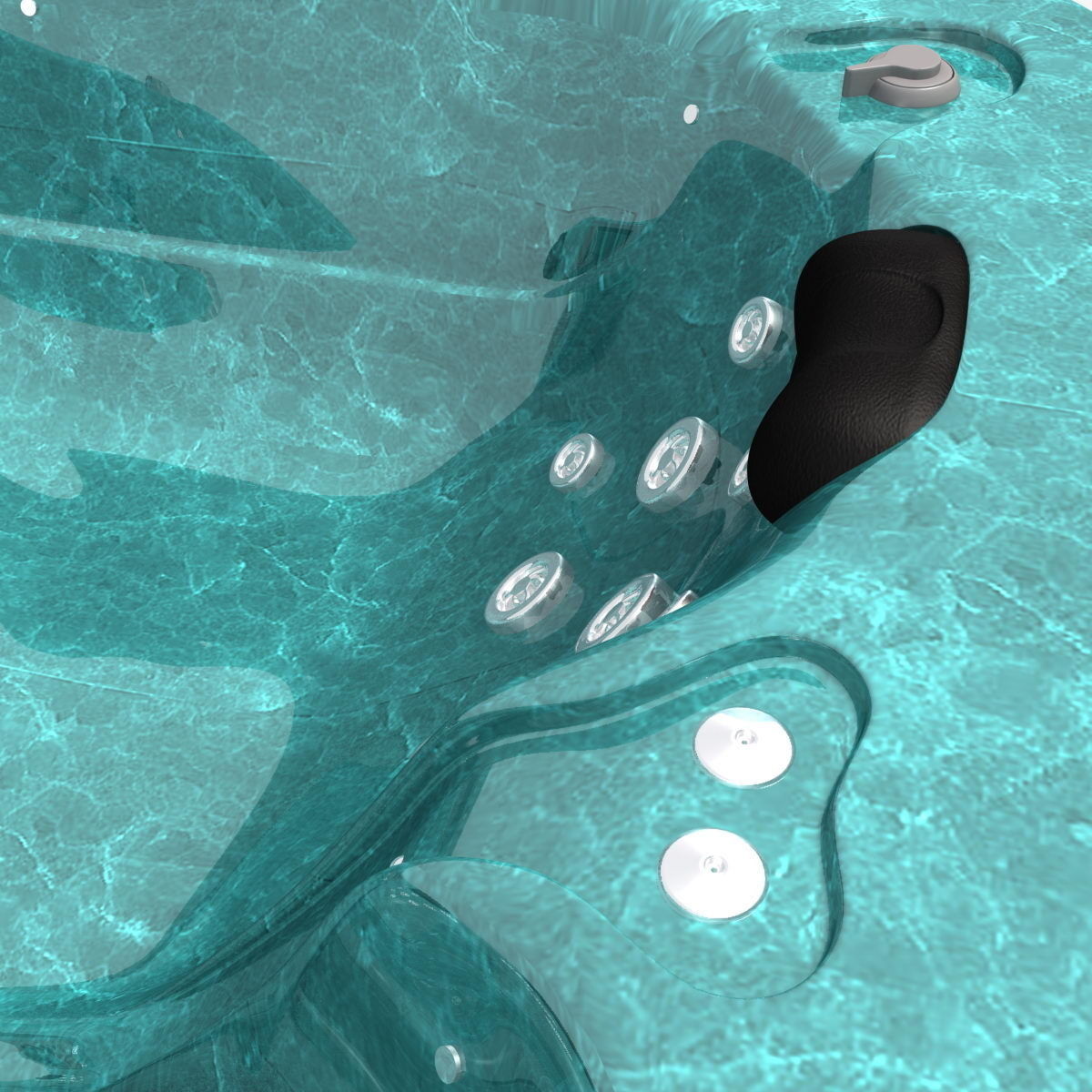 Whirl Rose SPA 3D model_4