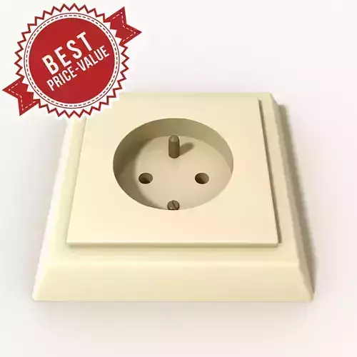 Drawer socket with hole in it