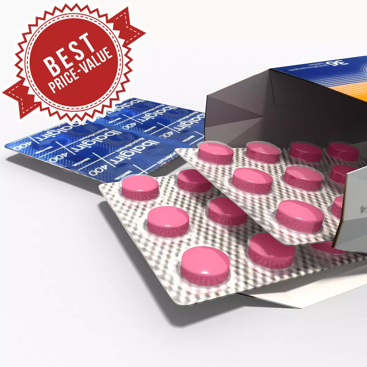 Ibalgin 400 3D model