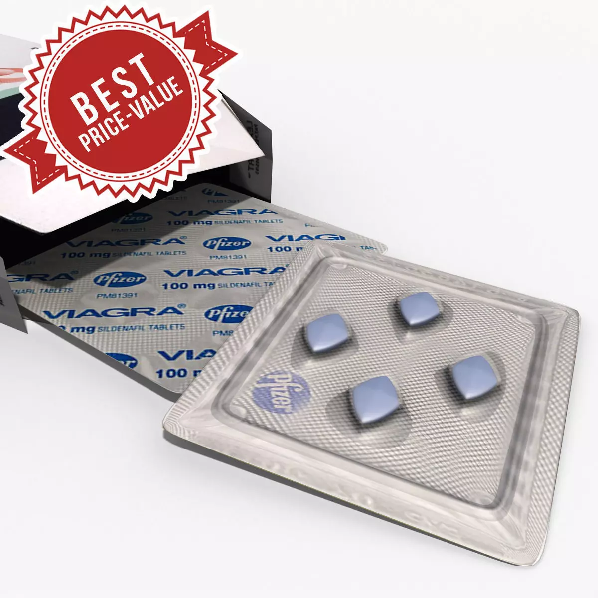 Viagra box of pills 3D model_0