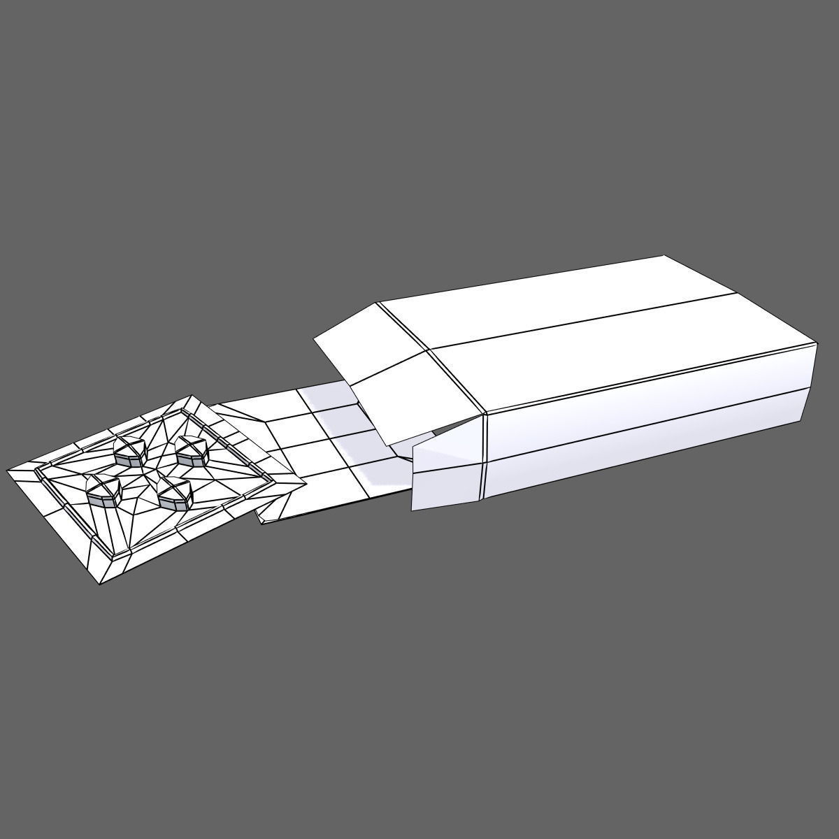 Viagra box of pills 3D model_7