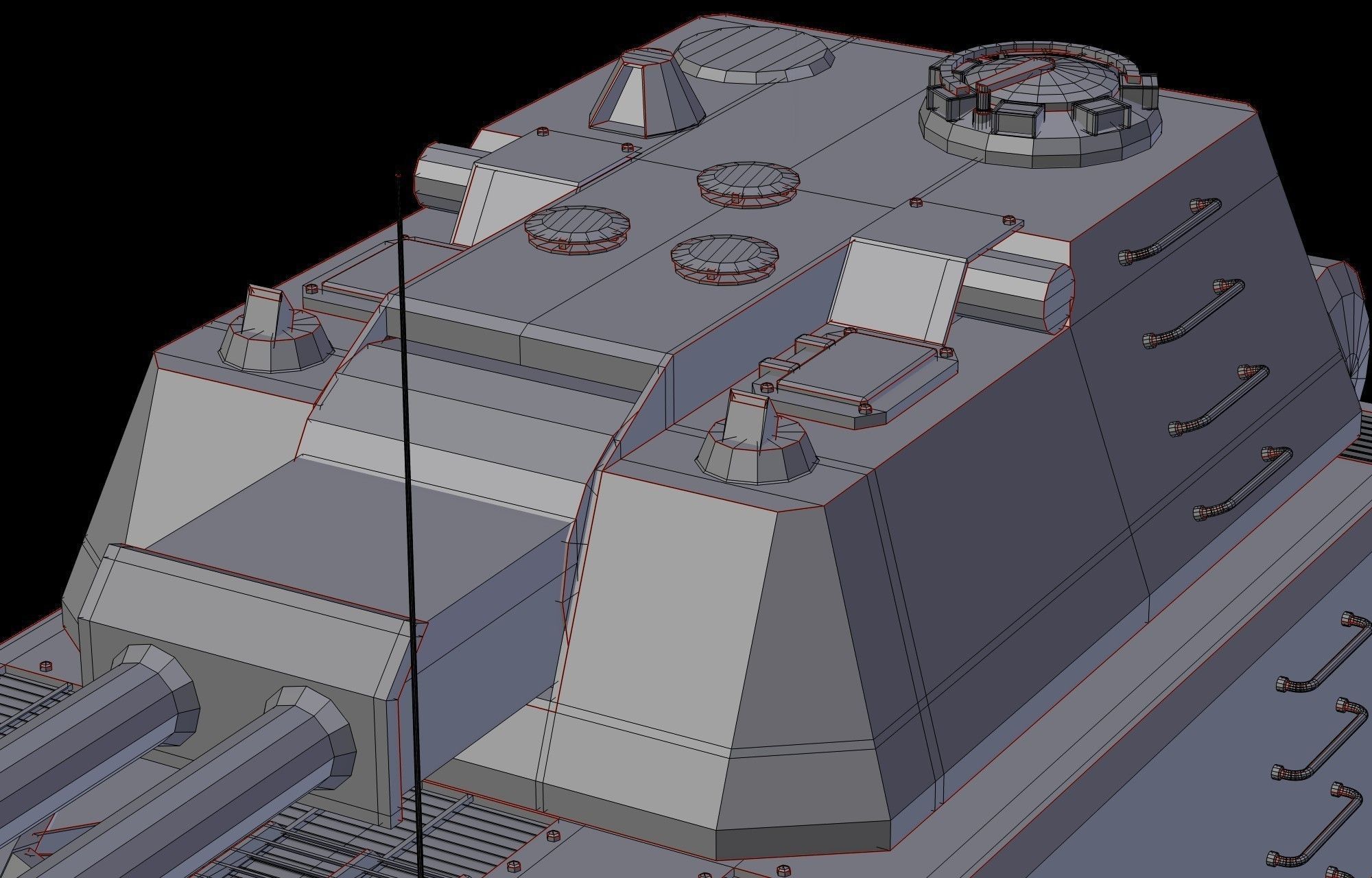 Weiss Maus Free low-poly 3D model_27