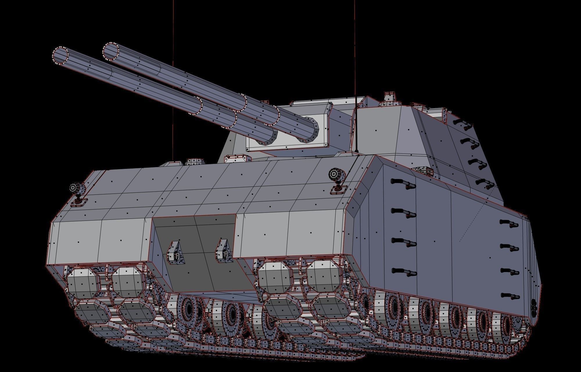 Weiss Maus Free low-poly 3D model_21