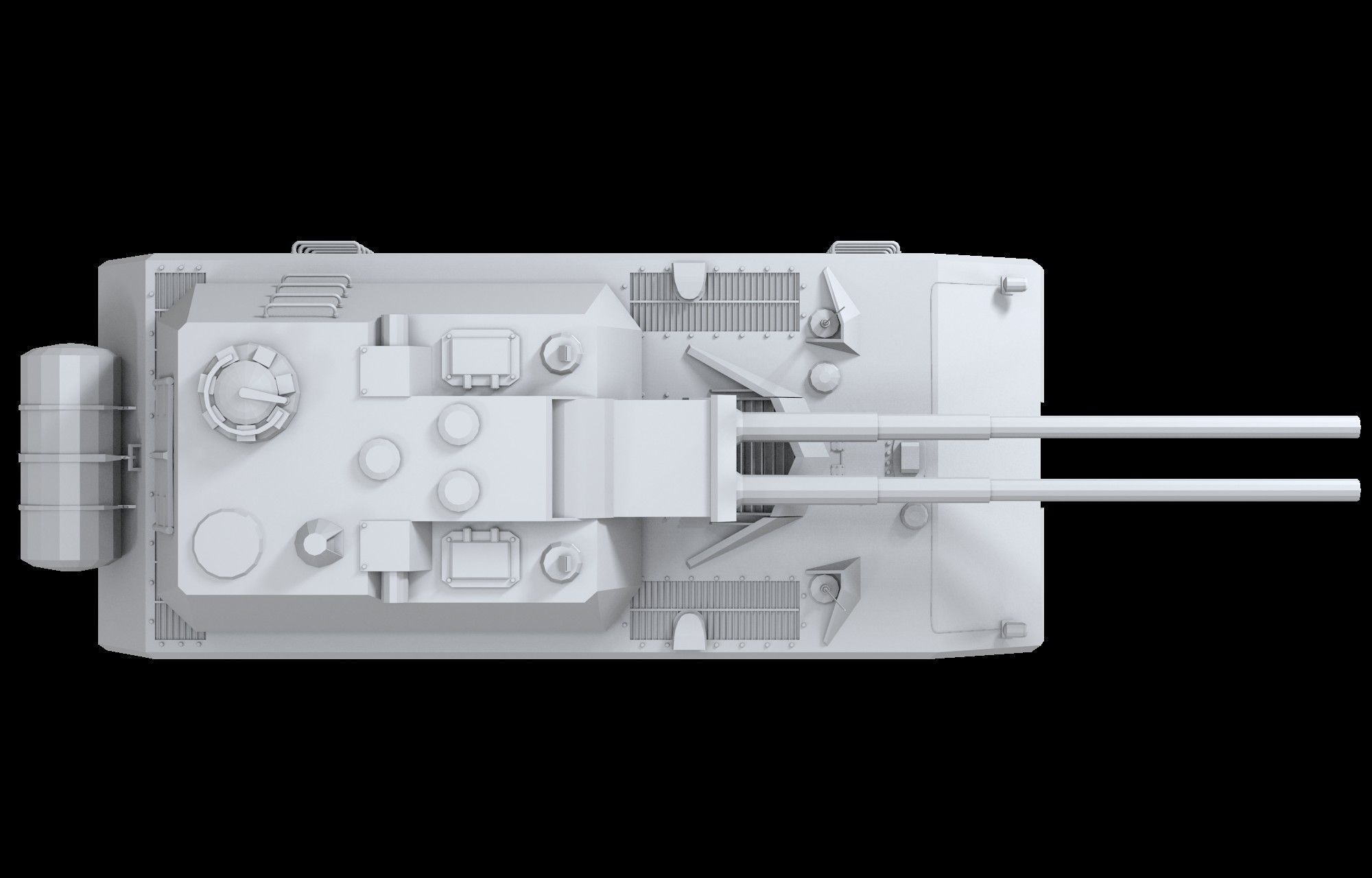 Weiss Maus Free low-poly 3D model_8