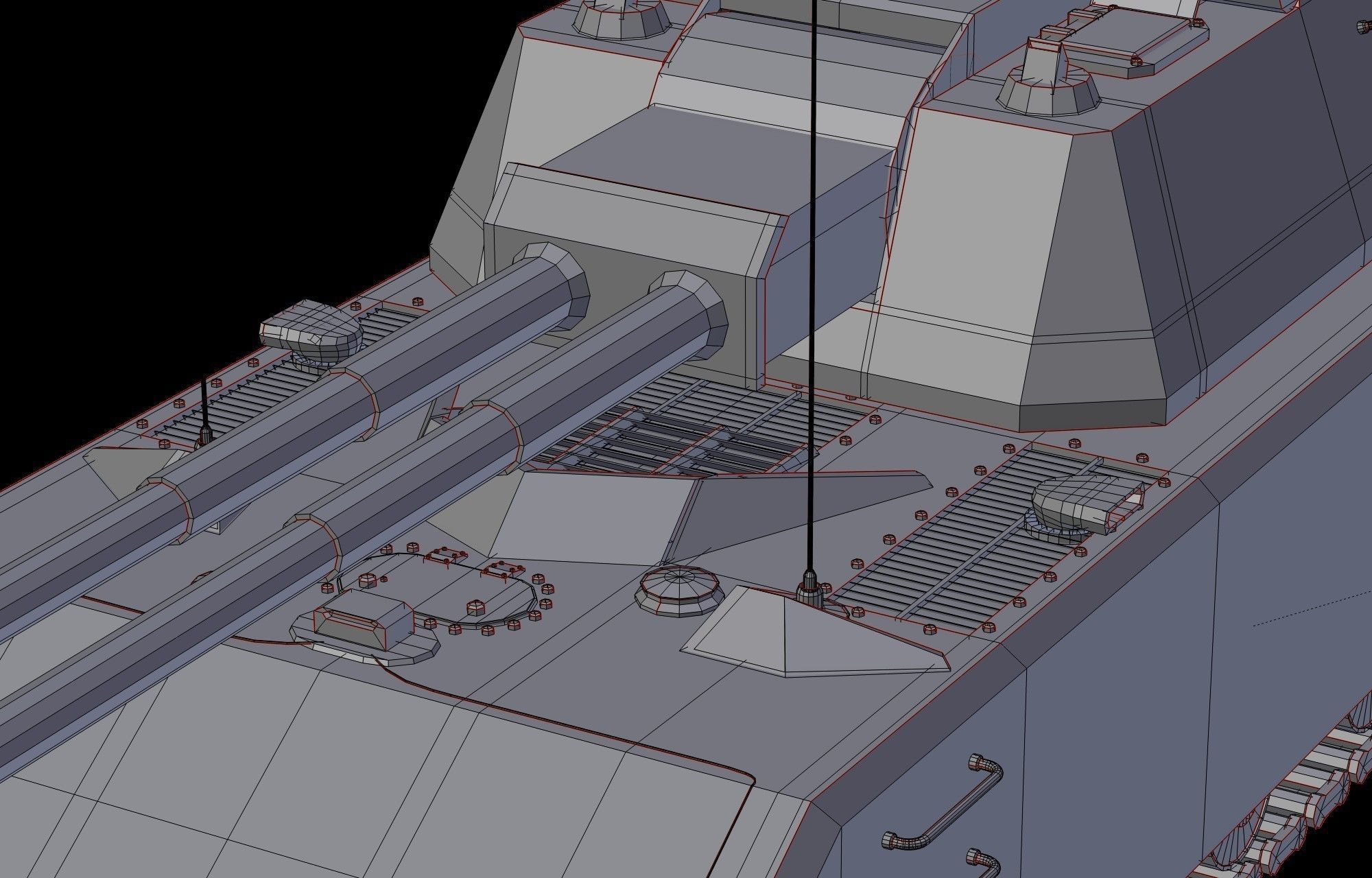 Weiss Maus Free low-poly 3D model_25