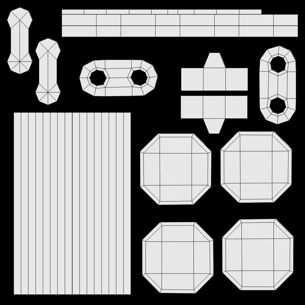 Weiss Maus Free low-poly 3D model_30