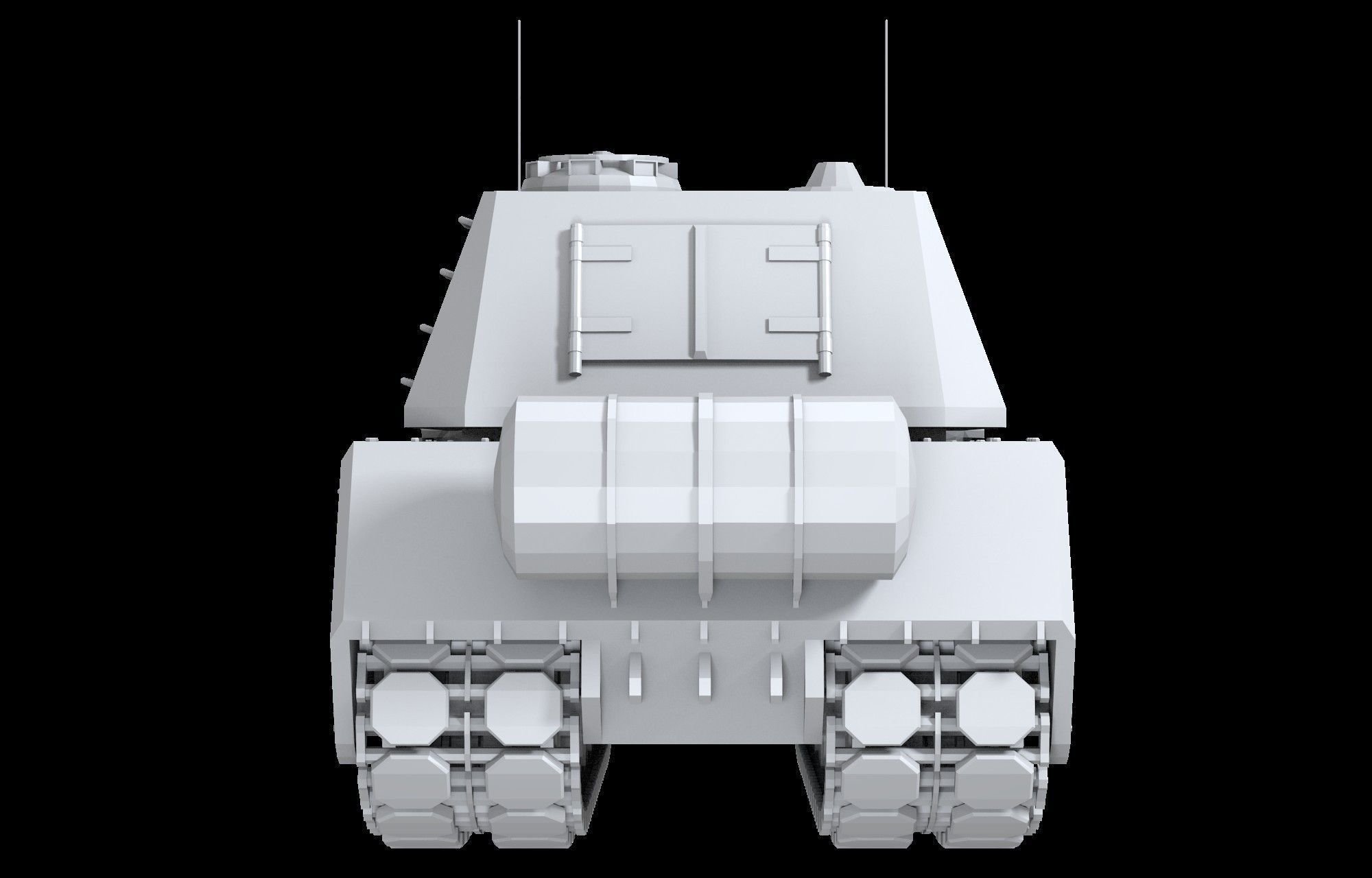 Weiss Maus Free low-poly 3D model_13
