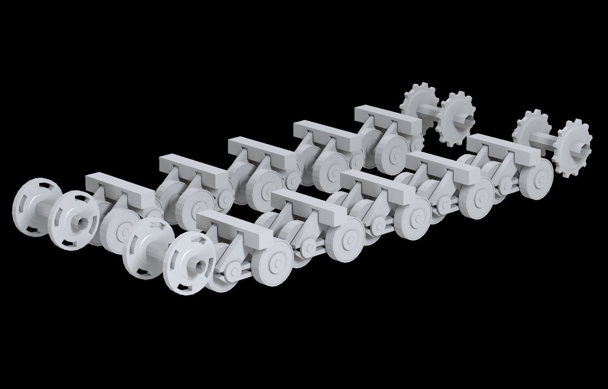 Weiss Maus Free low-poly 3D model_16