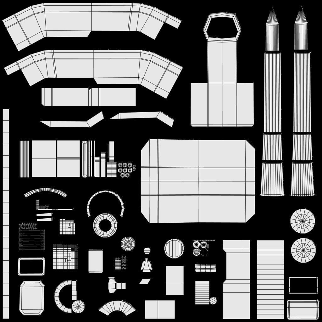 Weiss Maus Free low-poly 3D model_29