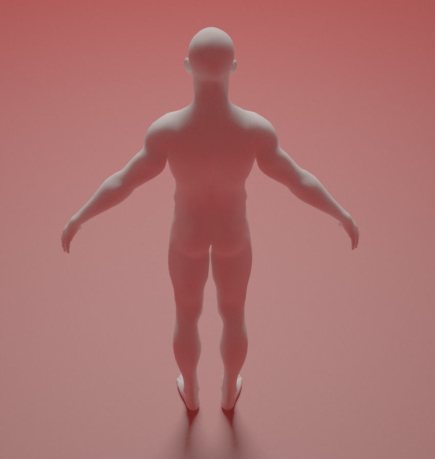 Synthetic humanoid 3D model_2