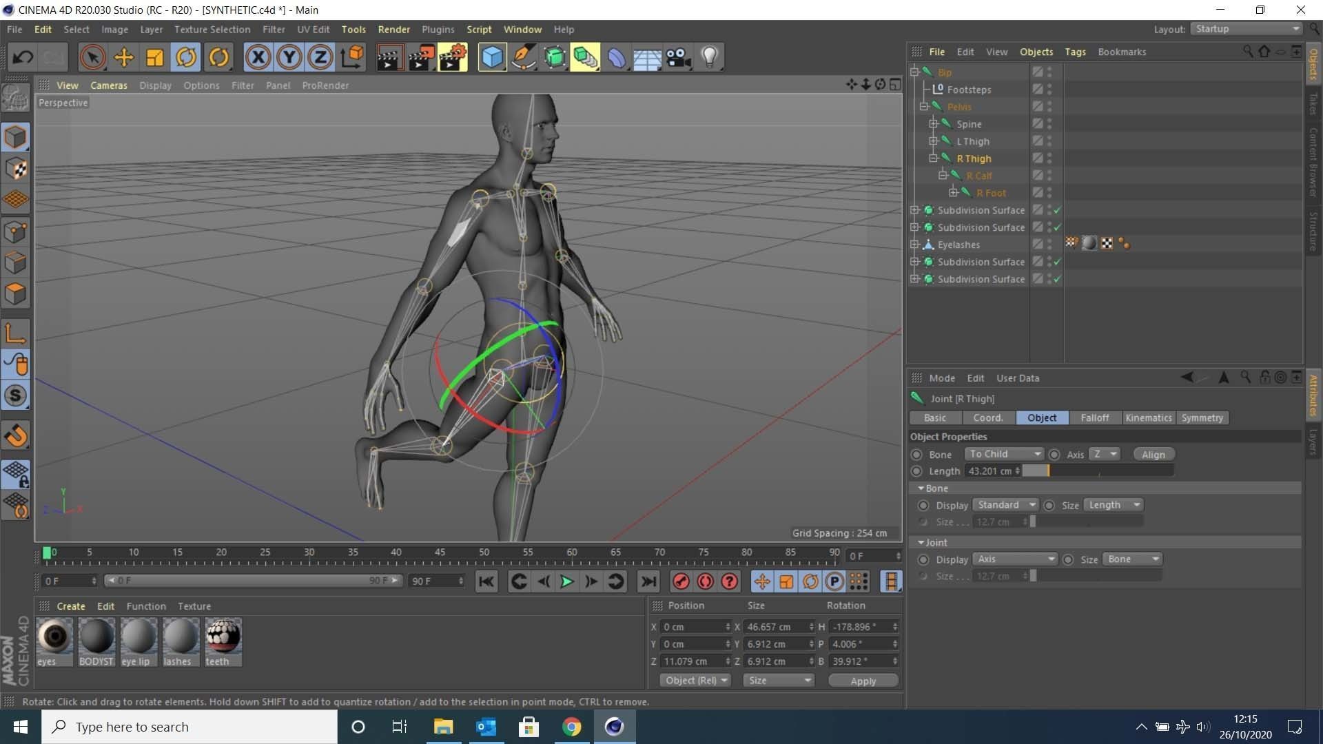 Synthetic humanoid 3D model_5