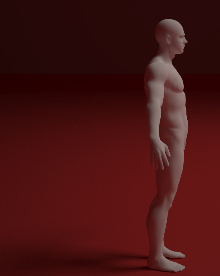 Synthetic humanoid 3D model_4