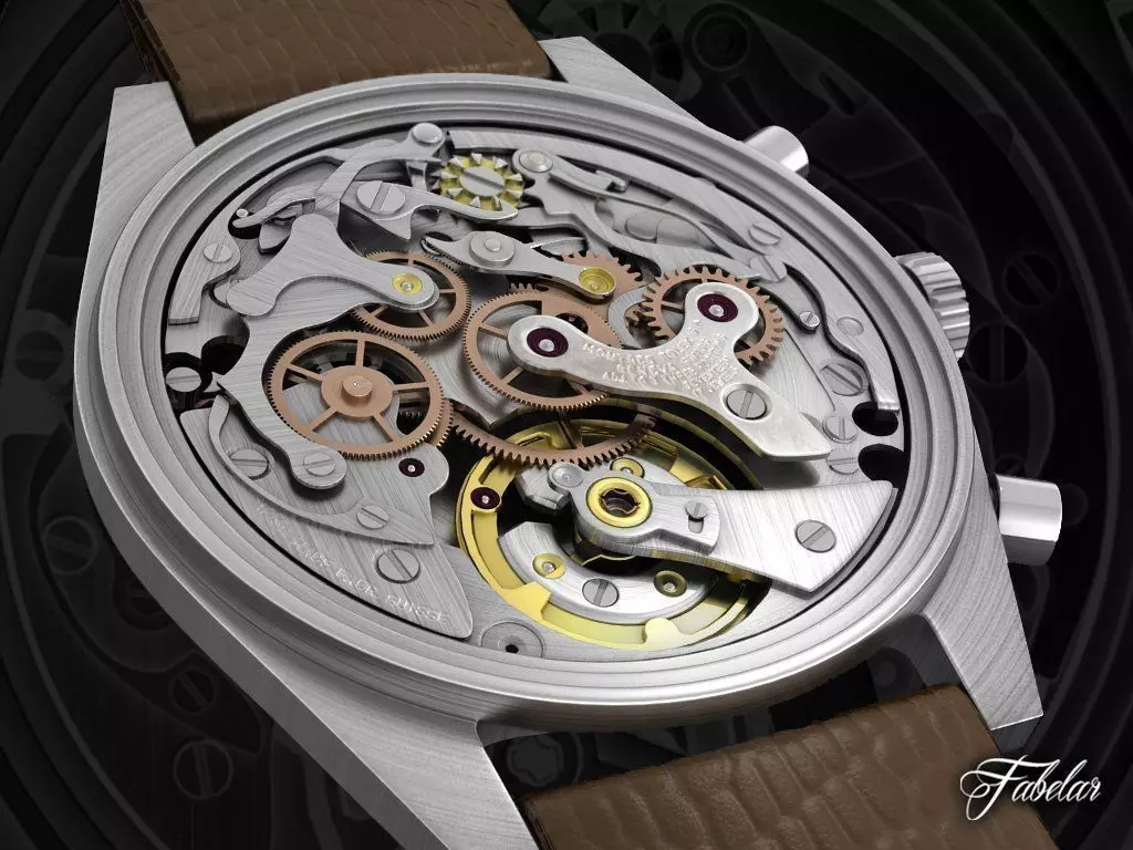 Watch mechanical 3D model_0