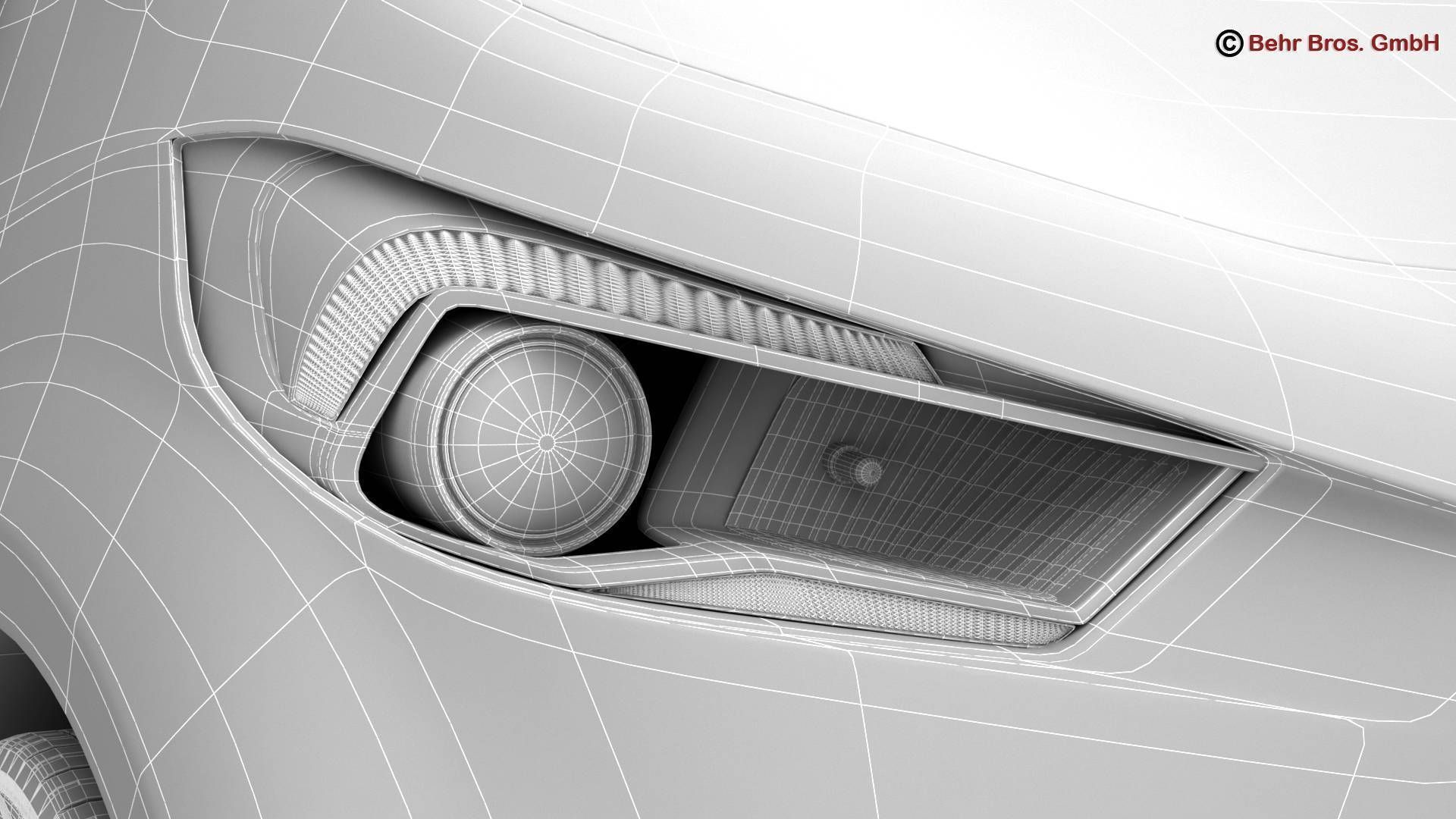 Generic City Car 3D model_23