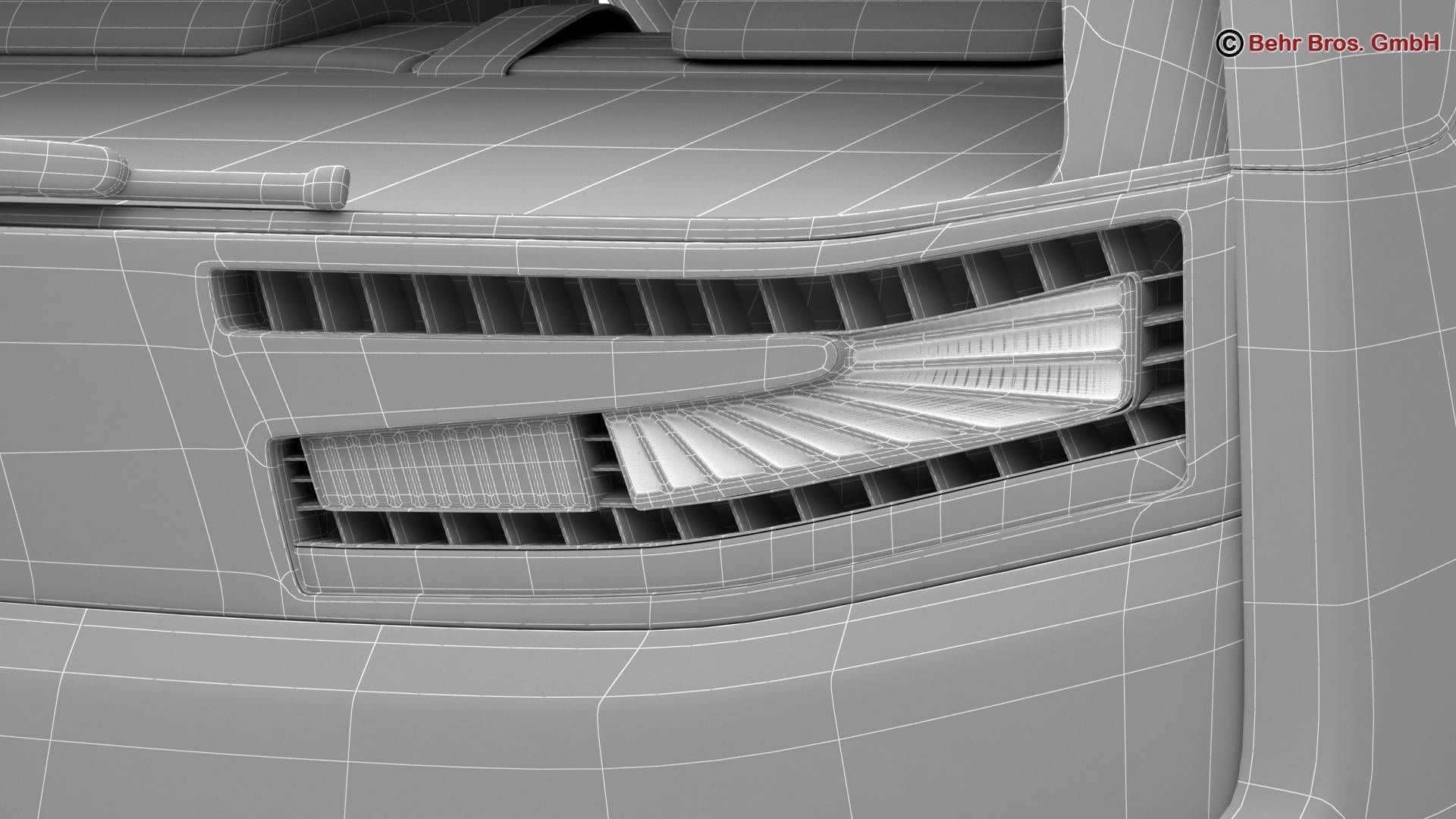 Generic City Car 3D model_24