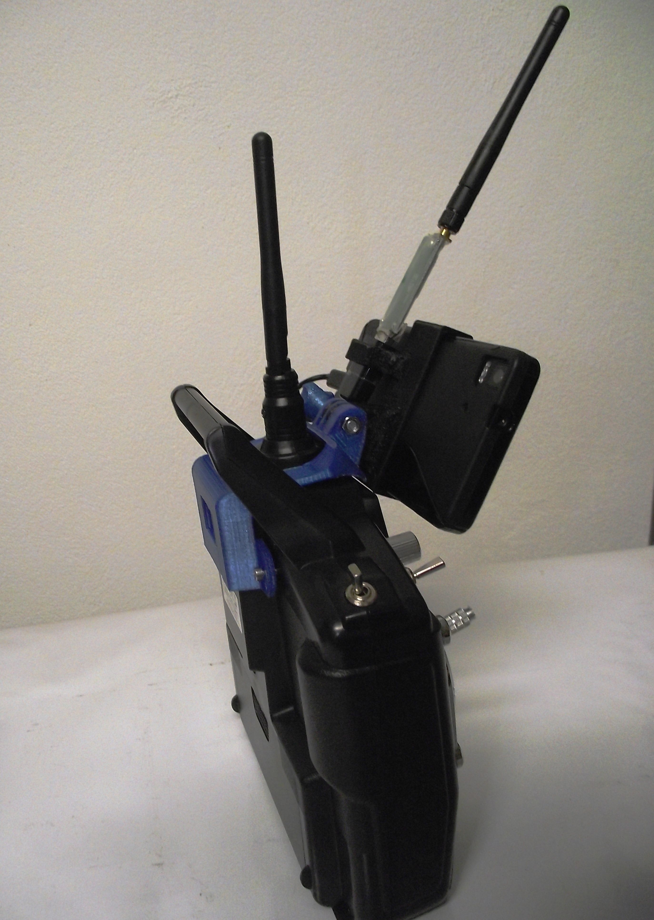 Suport for Flysky fs-t6 to phone or table 3D print model_4